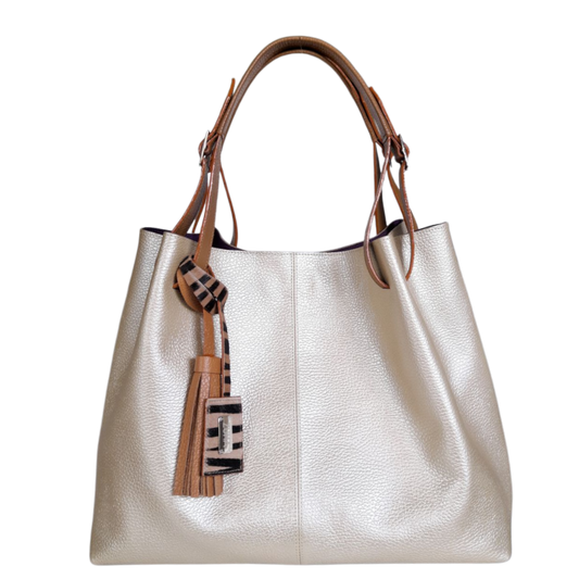 Adelle Gold Women's Leather Bag