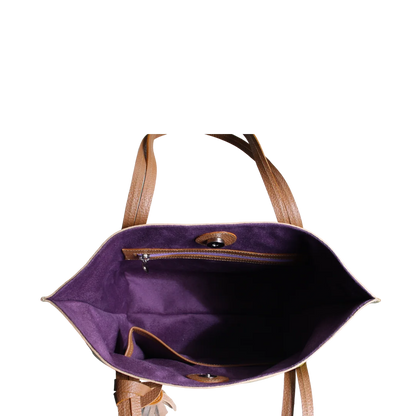 Bolso en cuero para mujer Eleonora reptil verde limon