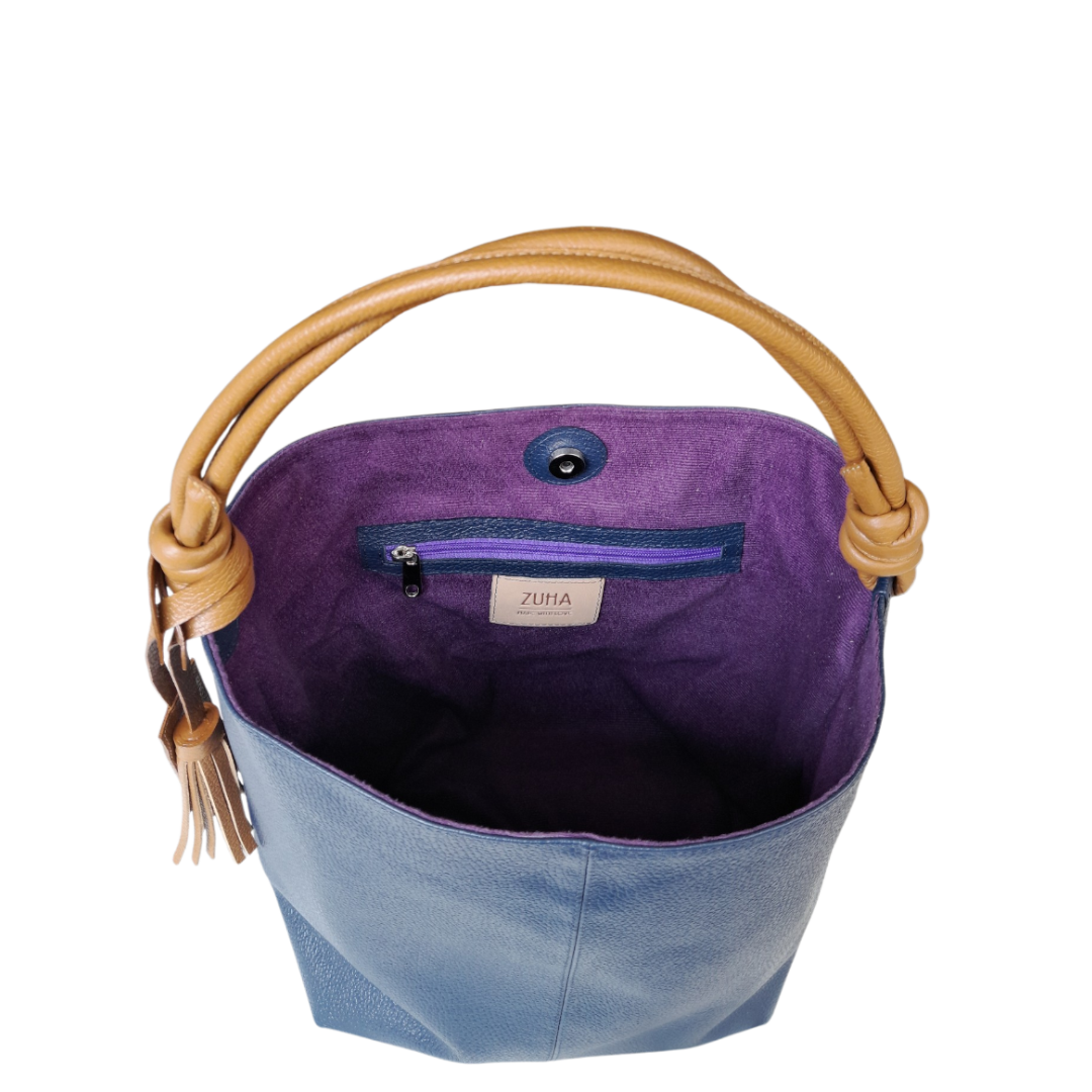Bolso vista interna cremallera