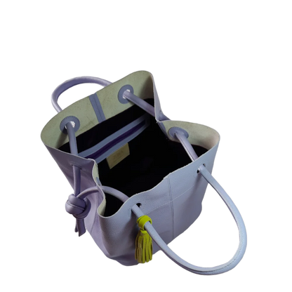 Bolso en cuero para mujer Brigitte Lila